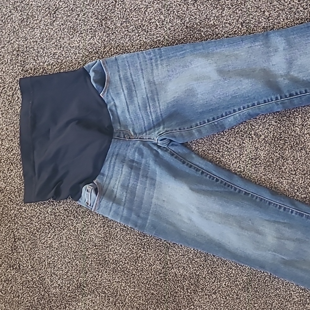 Liz Lange boot cut maternity jeans
